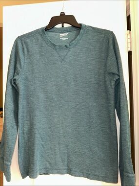 Arizona Jean Company Teal Long-Sleeve Crewneck Shirt